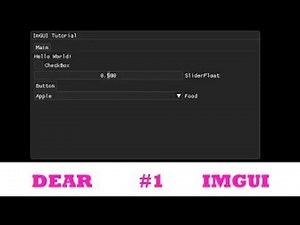 ImGUI Tutorial #1 | Set up with GLFW
