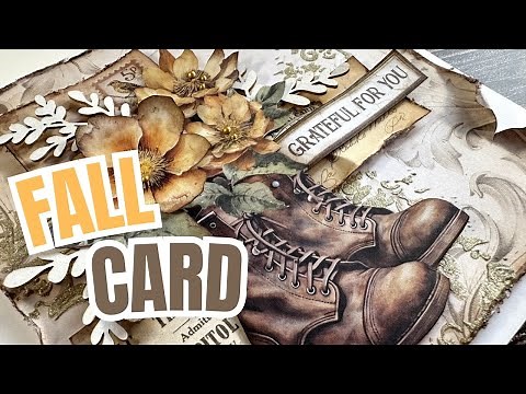 Creative Autumn Card Making from Scrapbook Paper