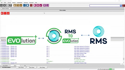 RMS to Evolution Interface