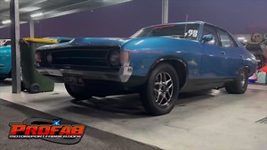 Nathaniel’s Godzilla Falcon running some great times at the latest Street Machine Drag challenge last weekend. #godzilla #falcon #dandyengines #fueltech #profab #streetcar #drag #dragchallengeweekend #streetmachine | Profab Motorsport Fabrications