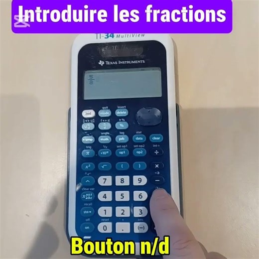 Fractions & TI-34 Multiview - Texas Instruments