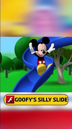 Goofy's Silly Slide - Game of the Day! #gaming #flashgames #mickeymouse