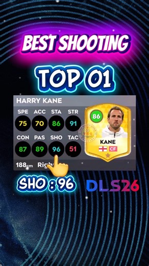 DLS 26 |😱 TOP 10 BEST SHOOTERS #dls26 #football #newupdate #top10 #top10bestshooters