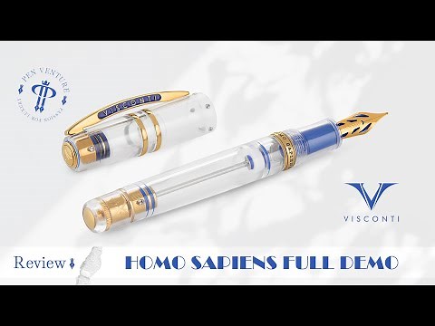 Visconti - Homo Sapiens Full Demo 🧊 Fountain Pen 🖋️