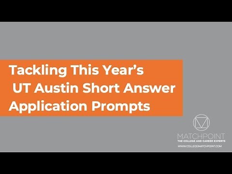 Tackling the Short Answer Application Prompts for The University of Texas at Austin