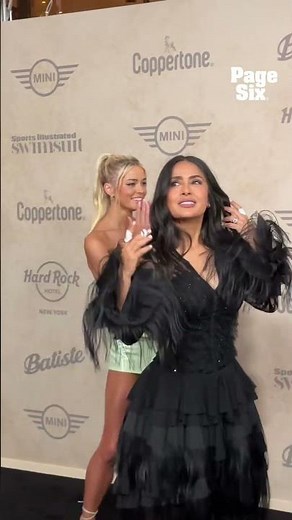 2025 Sports Illustrated Swimsuit Issue cover models Livvy Dunne and Salma Hayek #shorts