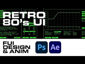 DC's LEGENDS OF TOMORROW - Retro 80's Computer UI Design & Mograph