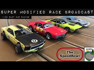 Slot Car Racing: Super Mod on the Dirt Oval