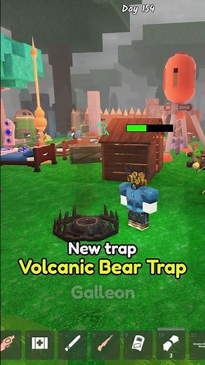 New Volcanic Bear Trap 🐻🪤 | 99 Nights in the Forest