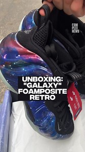 The epic "Galaxy" Foamposite is almost here. The retro of these super hyped Foams releases on 2/15 for All-Star and then 2/21 for $230. Are we grabbing a pair? | Complex Sneakers