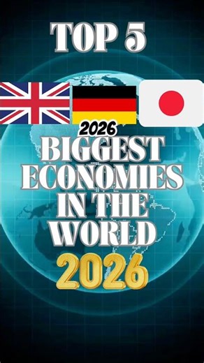 Top 5 Biggest Economies 2026 🌎 India Slips to #6!