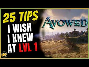 Avowed - Ultimate Beginners Guide - Crafting, Combat, Exploration and more