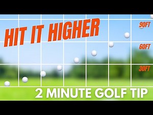 How to Hit the Ball Higher - 2 Minute Golf Tip