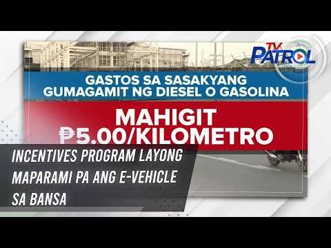 Incentives program layong maparami pa ang e-vehicle sa bansa | TV Patrol