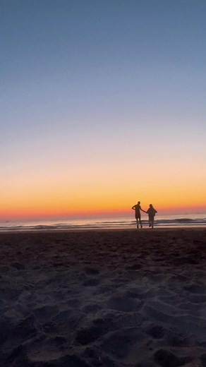 Romantic Sunset Beach Couple Running Videos