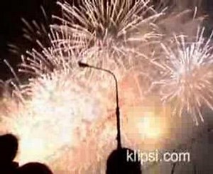 big fireworks in Geneva Switzerland