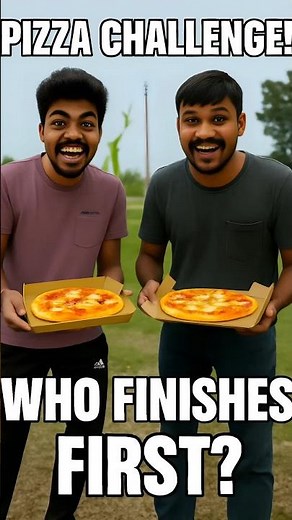 Pizza Eating Contest: ₹5000 Jeeto! Speed Ka Muqabla #foodie #food #foodchallange #eating #shortvideo