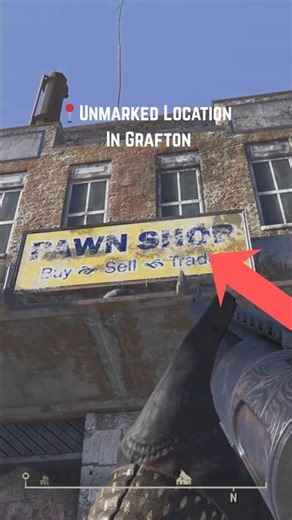Grafton Pawn Shop Location | Fallout 76 Treasure Unknown #shorts #fallout76