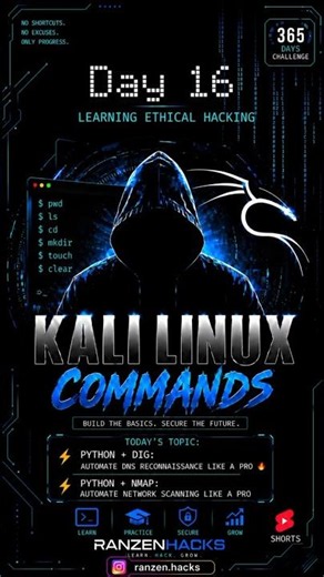 🔥 Python + DIG + Nmap = Reconnaissance Automation! 🐍⚡Day 16/365 — Turning manual security