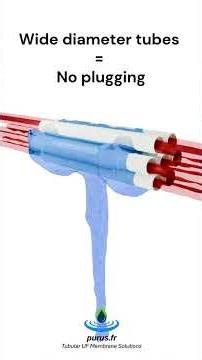 How Tubular Ultrafiltration Works 💧 (3D Animation) #water #engineering #wastewater