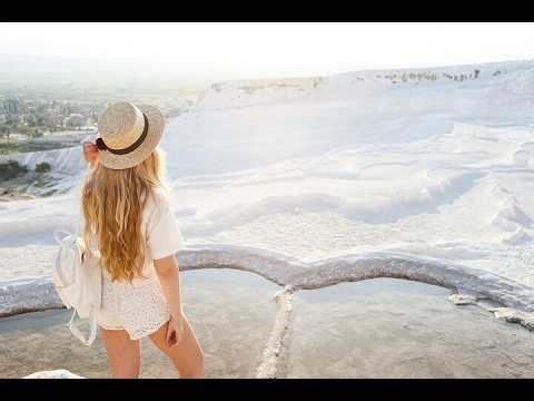 Pamukkale - UNESCO World Heritage Site, unique landscapes in the world Turkey October 23, 2025