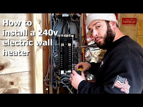 How to install a 240v electric wall heater - Cadet Com Pak