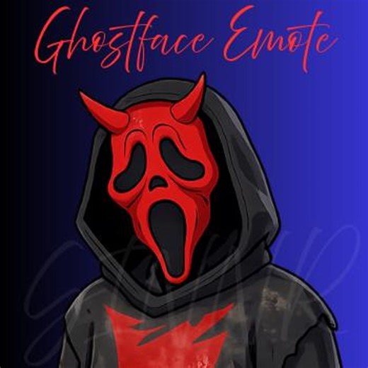 Red Ghostface Emote! - Etsy