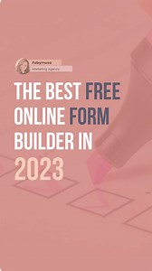 🌐📝 The Best Free Online Form Builders of 2023! 🏆🔥 Looking to create seamless forms without breaking the bank? Check out our top picks for the best FREE online form builders in 2023: Typeform 🚀 - Captivate your audience with beautiful, interactive forms that feel like a conversation. Jotform 📊 - With an extensive template library and robust features, Jotform makes form creation a breeze. Formstack 📋 - From surveys to event registrations, Formstack offers versatile solutions for all your fo
