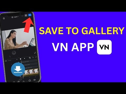 VN Video Editor App Se Video Ko Gallery Me Kaise Laye | How To Save Video To Gallery From VN App