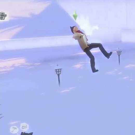 NaruSasu sims animation: Sasuke and Naruto on a winter date (SasuNaru)