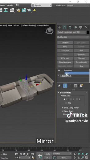 Mastering the Symmetry Modifier in 3ds Max