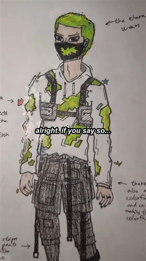 diy-ing the character designs for my upcoming audio-visual project ✍️