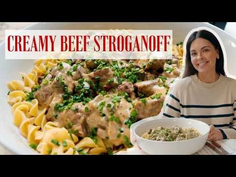 Creamy Beef Stroganoff | It’s Not Complicated with Katie Lee Biegel