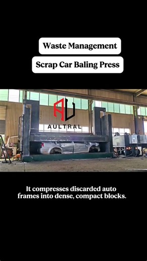 Hydraulic Scrap Car Press Machine for Metal Recycling Yard