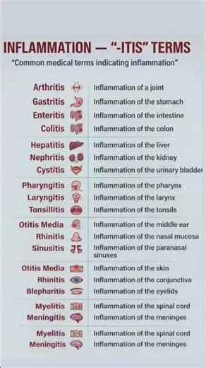 Common Inflammation Names MCQ🔥| Test Your Medical terminology#nursingmcq #medicalterminology #shorts