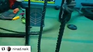 #Repost @ninad.naik ・・・ It doesn't seem like much but heavy rope training builds strength and endurance 👌 #ropetraining @cloud9.gym #functionalworkout | The Cloud 9 Fitness Club