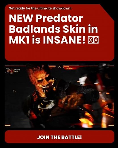 NEW Predator Badlands Skin in MK1 is INSANE! 👽🩸