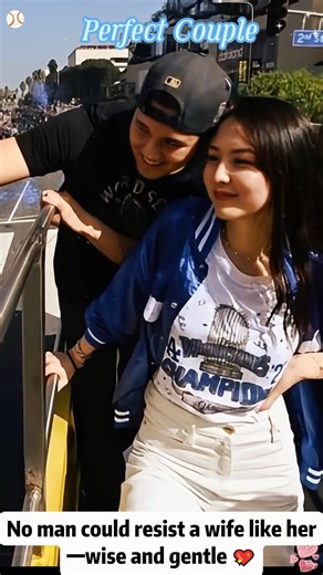 Shohei Ohtani and his wife — they are the perfect couple #dodgers#ShoheiOhtani#baseball#mlb