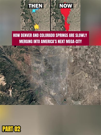 How Denver and Colorado Springs Are Slowly Merging Into America’s Next Mega-City PART 02 #america #colorado #denver #UrbanDesign #Urbanism