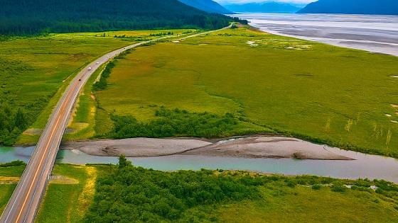 Turnagain Arm - Scenic Coastal Highway in Alaska