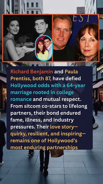 Richard Benjamin and Paula Prentiss, both 87, have defied Hollywood odds with a 64-year marriage