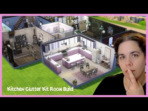 I built a Cluttered Kitchen - Sims 4