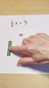 21K views · 106 reactions | Solving 1/2x = 3 with algebra tiles #algebratiles #visualmath #teachingmath #scaffoldedmath | Scaffolded Math and Science | Facebook