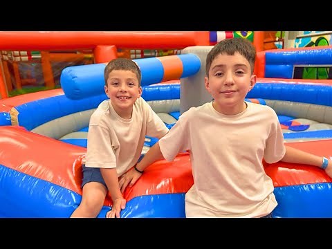 Indoor Inflatable Park Adventure! Ultimate Indoor Playground Fun for Kids & Families