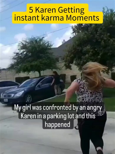 5 Karens getting instant karma Moments #karens #karen #karensoftiktok #karma #instantkarma