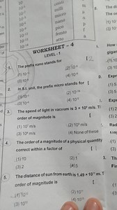 The order of a magnitude of a physical quantity correct within ... | Filo