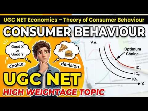 UGC NET Economics |Theory of Consumer Behaviour Full Chapter