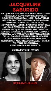 Jacqueline Saburido ialah seorang gadis Venezuela yang hidupnya berubah selepas kemalangan ngeri pada tahun 1999. Kereta yang dinaikinya dilanggar pemandu mabuk lalu terbakar, menyebabkan lebih 60 peratus tubuhnya melecur teruk. Dua rakannya maut, namun Jacqueline terselamat dengan kecederaan kekal dan melalui ratusan pembedahan. Walaupun deritanya besar, beliau bangkit menjadi suara kempen global menentang pemandu mabuk, menjadikan kisahnya peringatan tragis tentang pentingnya keselamatan jalan
