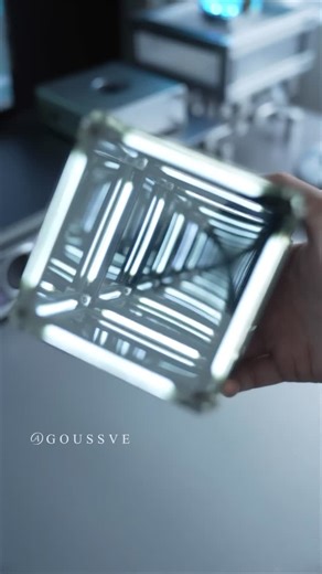 GOUSSVE TECH on Instagram: "This 4D Cube Light Creates an INFINITE Universe on Your Desk!#TechTok #RoomDecor #GamingSetup #DeskGoals #Creative"