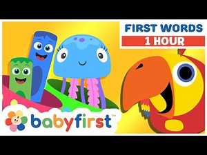 Toddler Learning Video | Color Crew & Larry Surprise Eggs | Sea & Farm Animals for Kids | BabyFirst - Videos For Kids